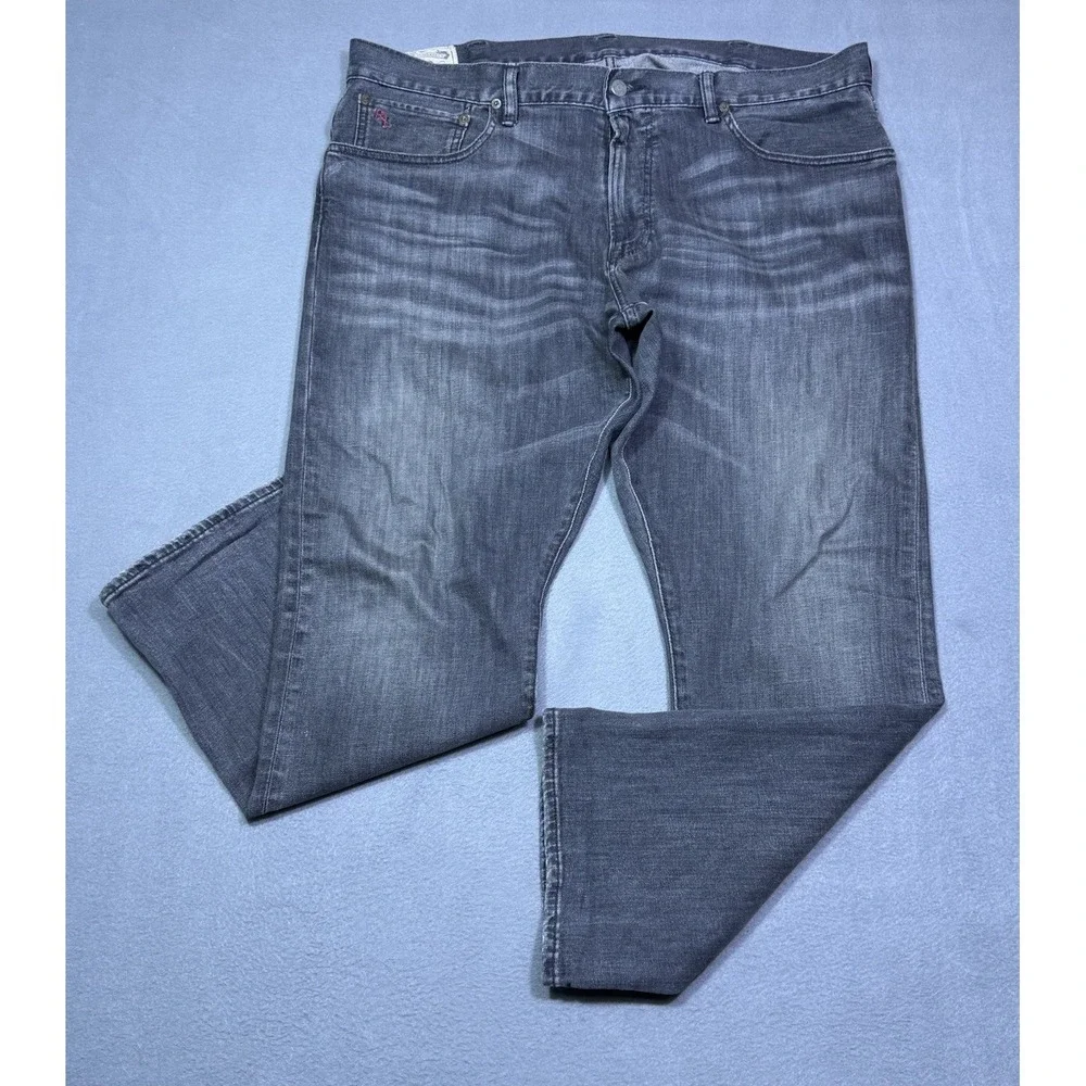Polo Ralph Lauren Jeans Mens 40x30 The Hampton Straight Black Normcore USA